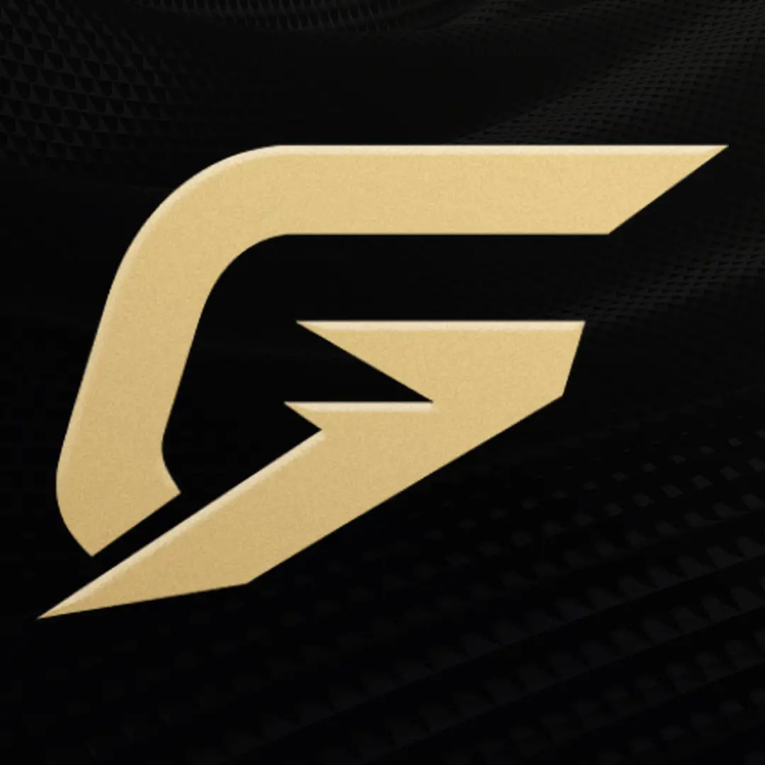 g force gold logo carbon fiber